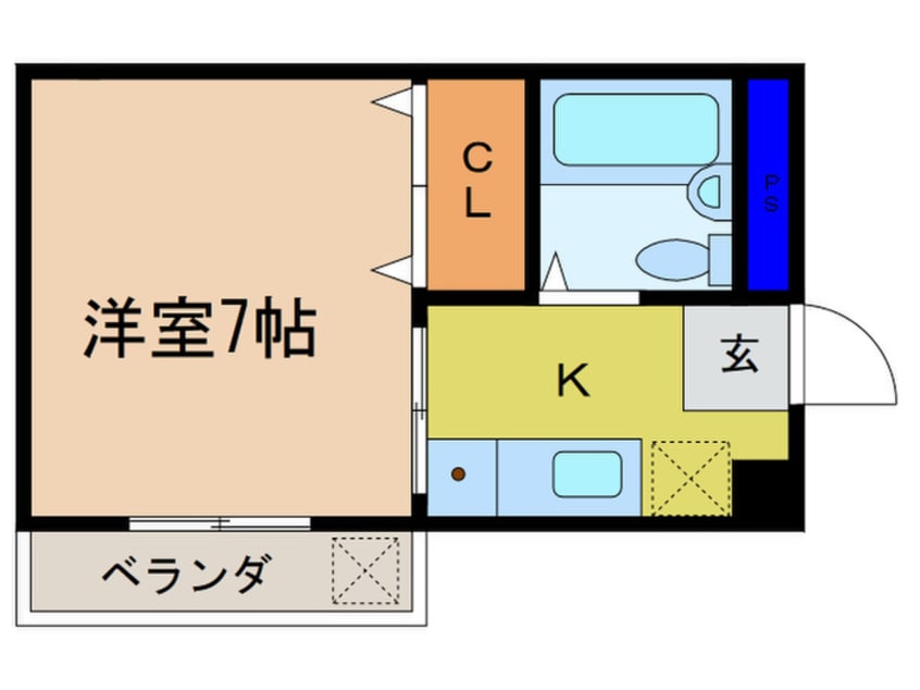 間取図 ハイツシャルマンⅡ