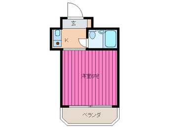 間取図 シャトー京橋