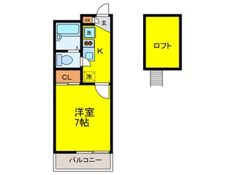 間取図 ビコロール東住吉