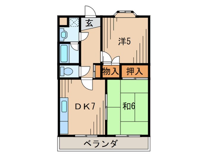 間取り図 井村マンション