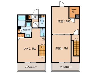 間取図 リーガランド南塚口