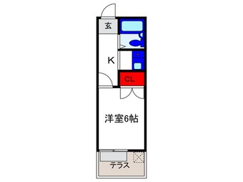 間取図 ドｩエルリングハウス刀根山