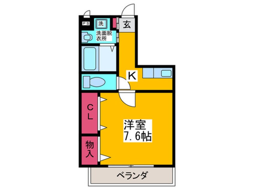 間取図 ボワリジェ－ルＯＫＡ