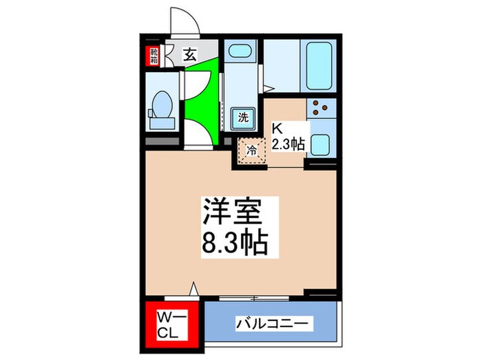 間取り図 ラフィーネ　クローバーⅡ