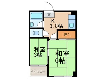 間取図 フェアネス西灘