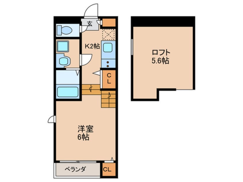 間取図 Ｍａｌｖａ椥辻