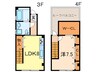 柴谷マンション 1LDKの間取り