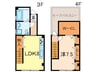 柴谷マンション 1LDKの間取り