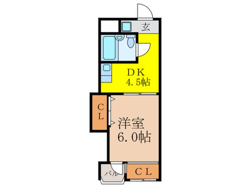 間取図 あかつきﾏﾝｼｮﾝ