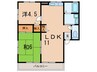 プリマベーラ芦屋 2LDKの間取り