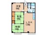 フラワ－ハイツマエダ 3LDKの間取り