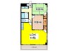 Ms residence水走 2LDKの間取り