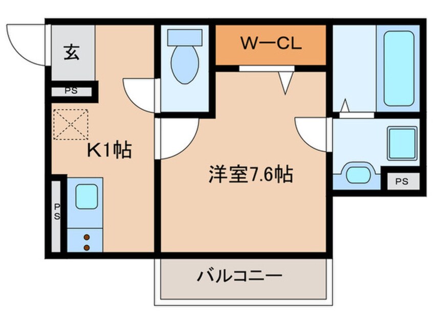 間取図 エスターテ西明石