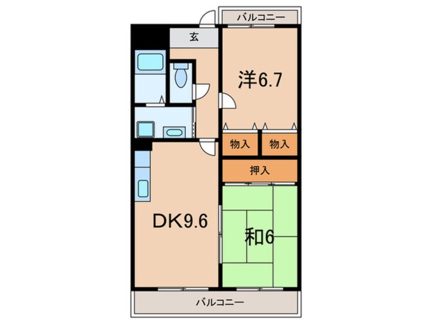 間取図 MAIN STAGE芦屋南宮