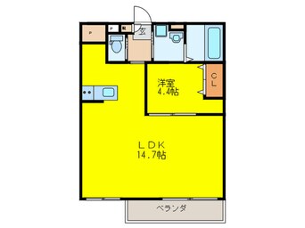 間取図 アスタナ泉大津
