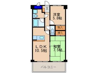 間取図 グレース ナカミヤ