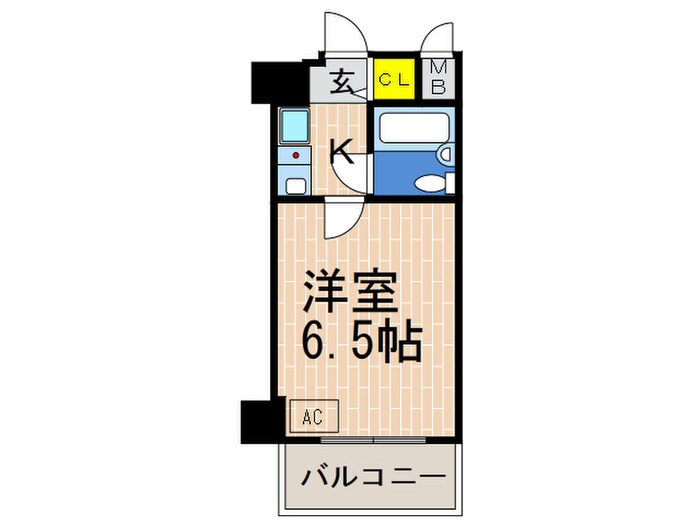 間取り図 ﾗｲｵﾝｽﾞﾏﾝｼｮﾝ三宮ﾌﾗﾜ-ﾛ-ﾄﾞ(403)