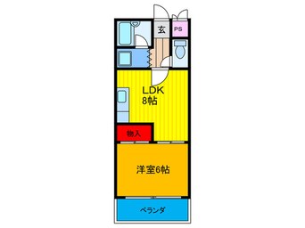 間取図 ア－バンハイツ京阪大和田