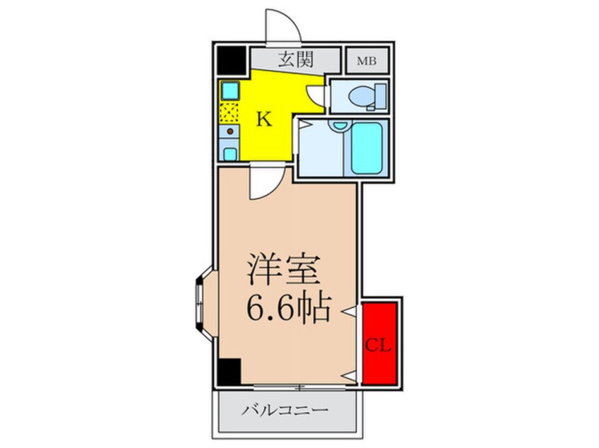 間取図 ﾍﾞﾙﾒｿﾞﾝ千里山