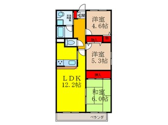 間取図 ライフ１８