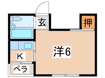 間取図 シャトー西田辺