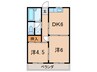 石川マンション 2DKの間取り