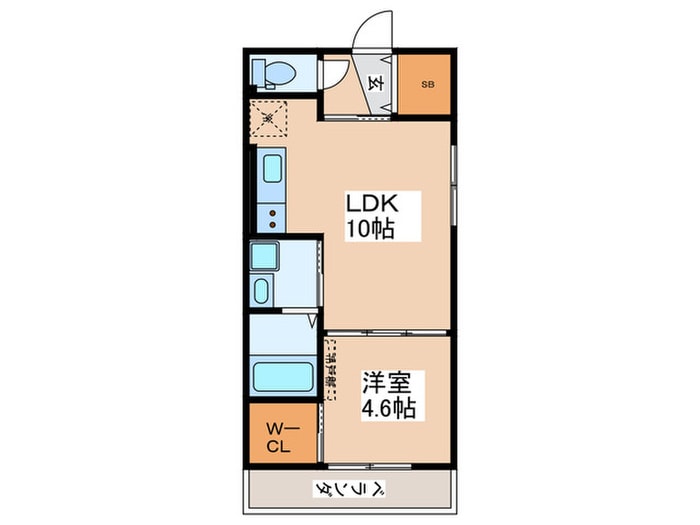 間取り図 ｻｲﾌﾟﾚｽ北巽Ⅱ