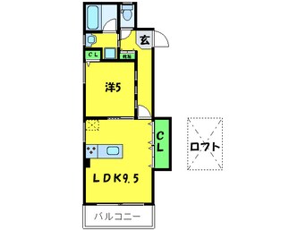 間取図 ラヴィアンコ－ト