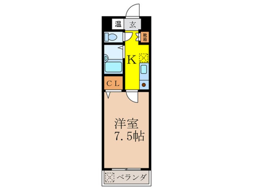 間取図 ベルメゾン上山手