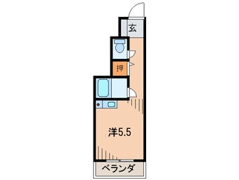 間取図 ブランシュ甲東園