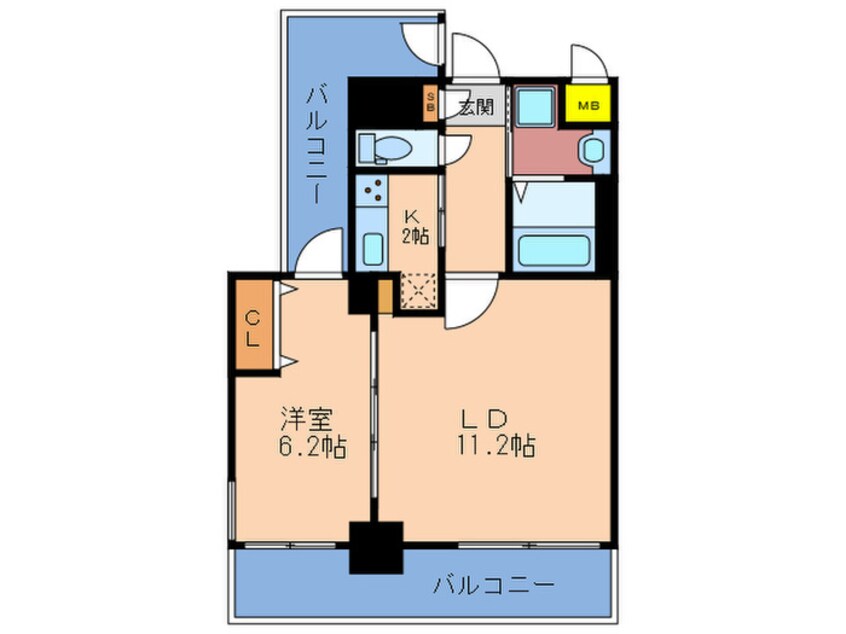 間取図 CUORE