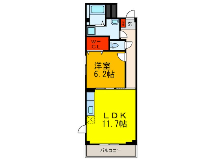 間取図 ハイツ赤坂