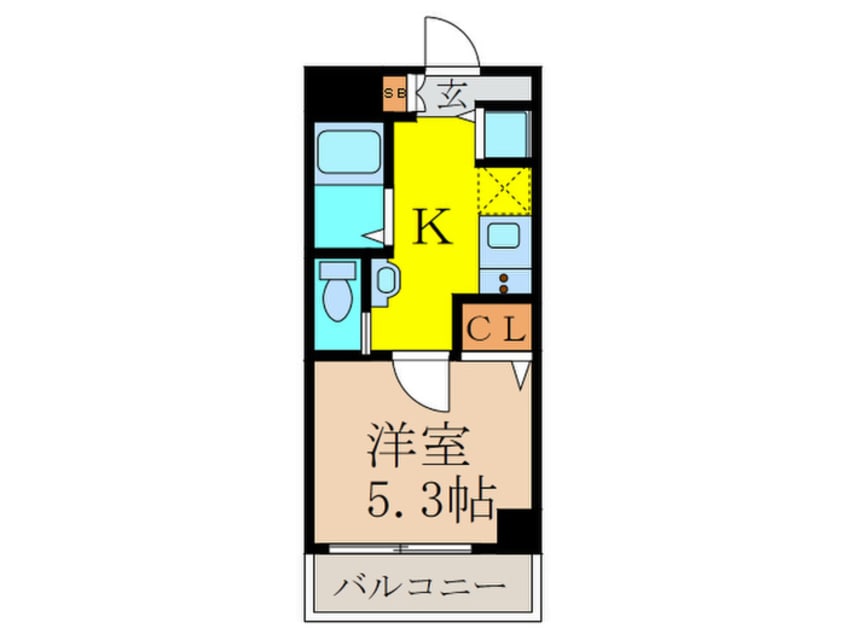 間取図 ラ・ティーダ御影