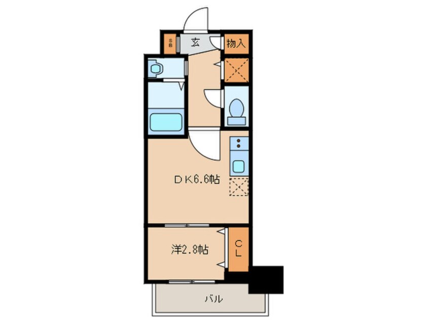 間取図 セレニテ神戸元町