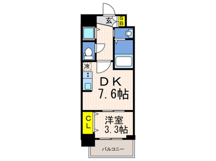 間取図 セレニテ神戸元町