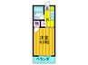 ア－バンライフ枚方 1Kの間取り