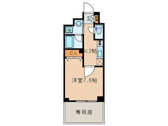 間取図 アスヴェル京都外大前（102）