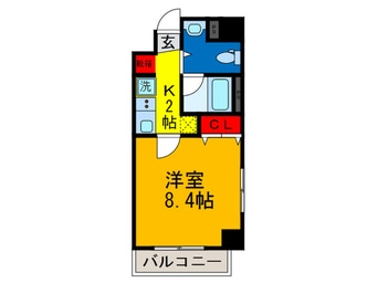 間取図 プレシオ小阪