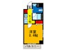 プレシオ小阪 1Kの間取り