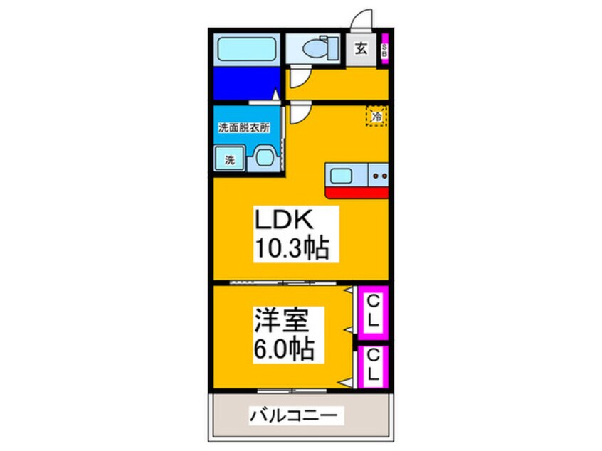 間取図 REGIES堺七道