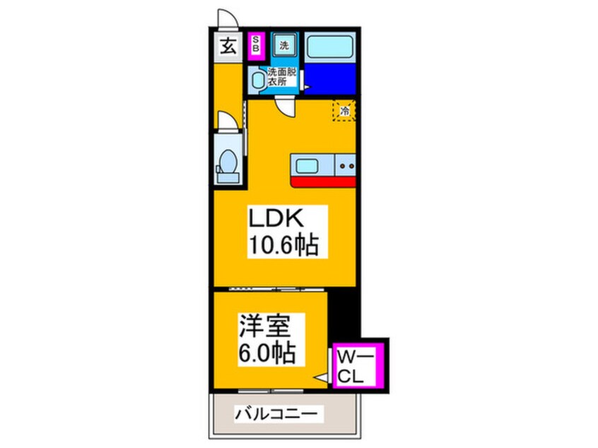 間取図 REGIES堺七道