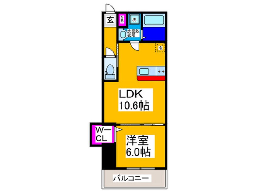 間取図 REGIES堺七道