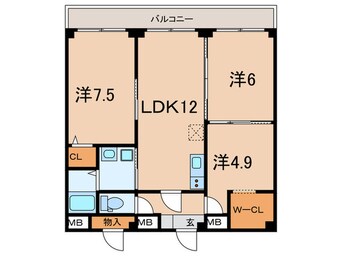 間取図 エヴァンス２