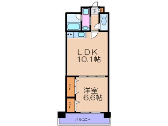 間取図 ベリ－海老江