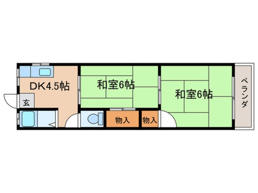 間取図 大新ハイツ