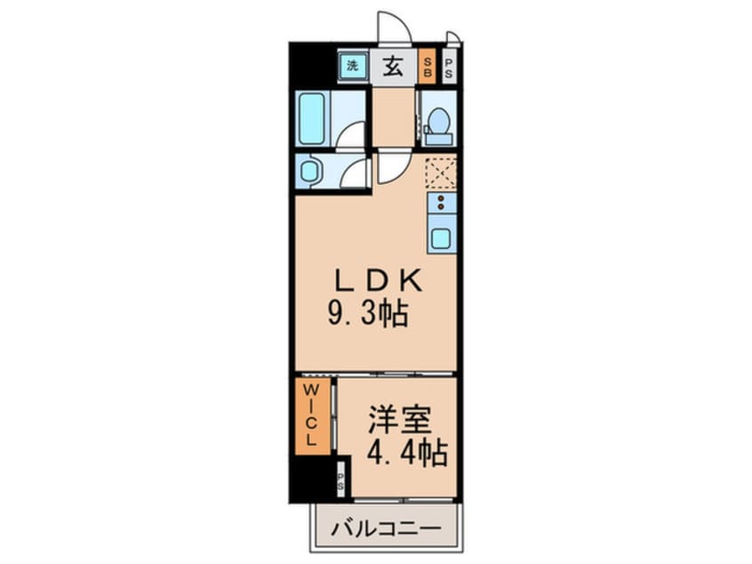 間取図 ブエナビスタ大手通