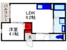 T′s(ティーズ)岡上の町 1LDKの間取り