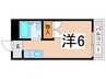 大宝石切ＣＴスクエア 1Rの間取り