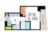 ベラジオ二条城前（1101） 1Kの間取り