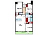 茨木ICOCITY West Court(1414) 3LDKの間取り